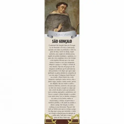 Marca página São Gonçalo