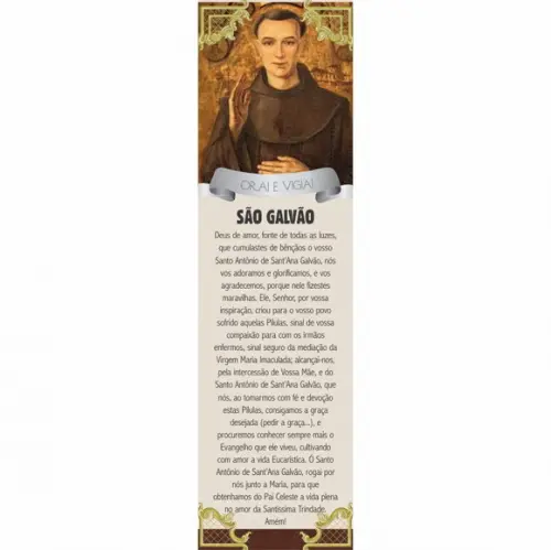 Marca página São Galvão