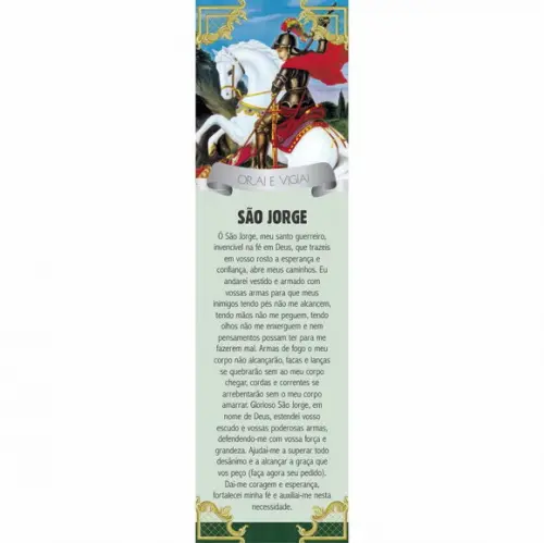 Marca página São Jorge