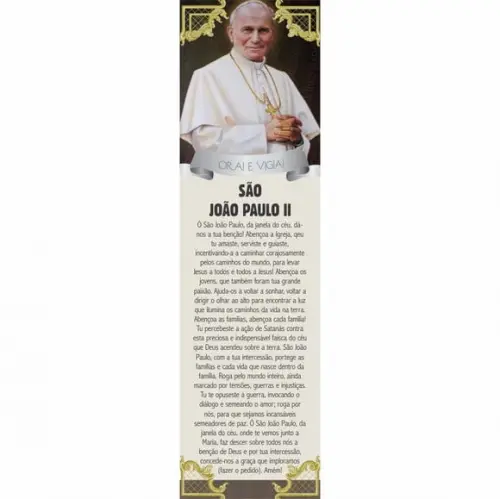 Marca página São João Paulo II