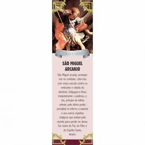 Marca página São Miguel Arcanjo