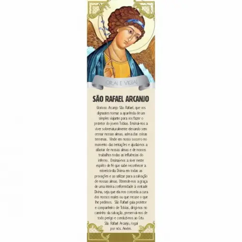 Marca página São Rafael Arcanjo