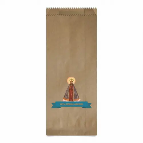 N.sra. Aparecida - Saquinho Kraft Simples Personalizado