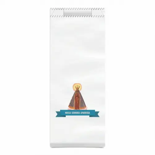N.sra. Aparecida - Saquinho Kraft Simples Personalizado