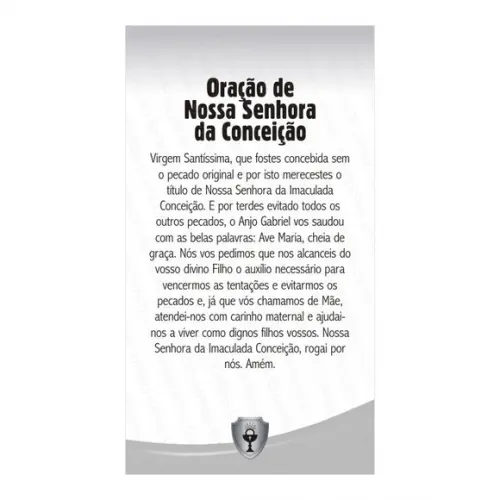 NOSSA SENHORA DA CONCEIÇÃO | CARTÃO DE BOLSO + MINI IMAGEM