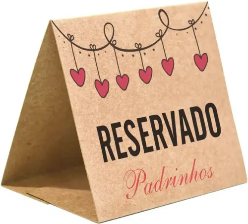 Prisma / Marcador de mesa personalizado