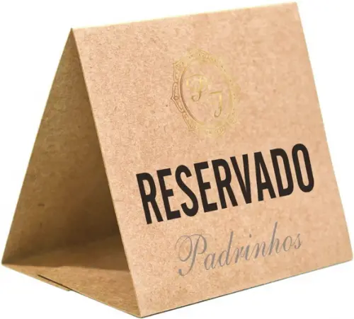 Prisma / Marcador de mesa personalizado