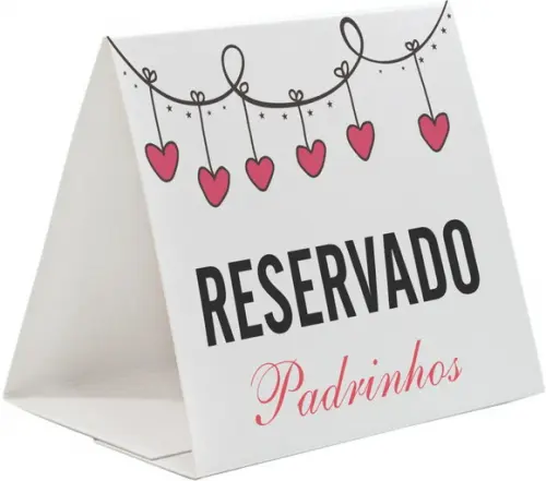 Prisma / Marcador de mesa personalizado