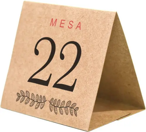 Prisma / Marcador de mesa personalizado