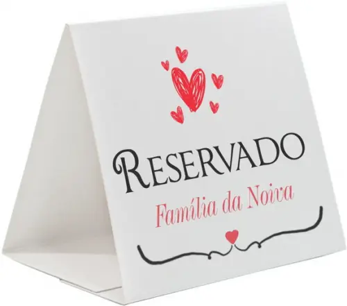 Prisma / Marcador de mesa personalizado