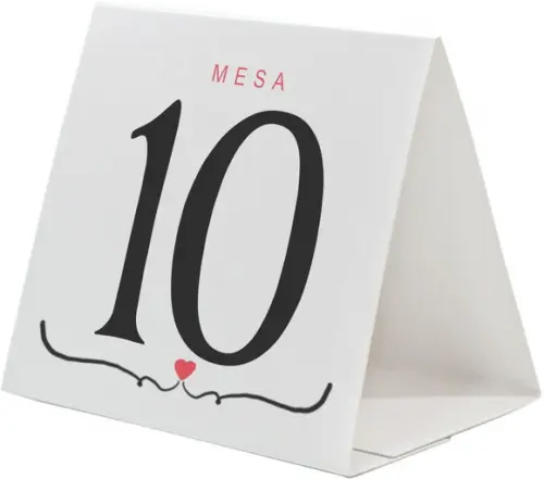 Prisma / Marcador de mesa personalizado