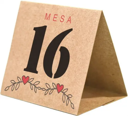Prisma / Marcador de mesa personalizado