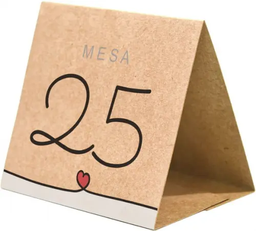 Prisma / Marcador de mesa personalizado