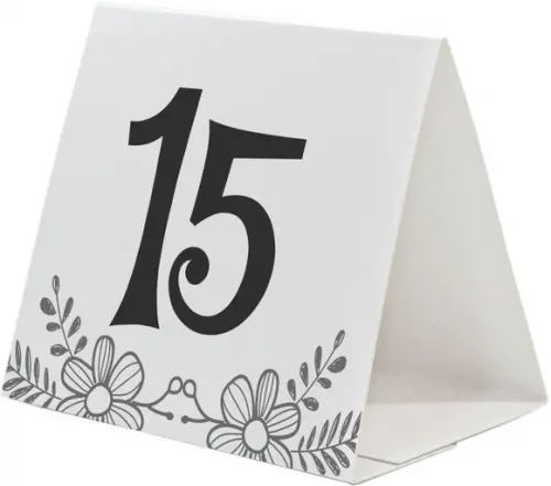 Prisma / Marcador de mesa personalizado