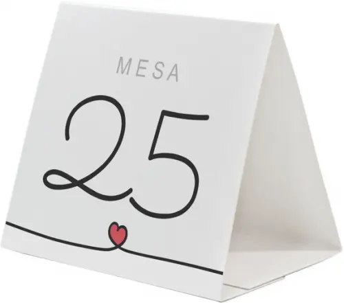 Prisma / Marcador de mesa personalizado