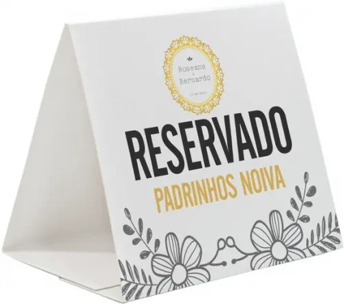 Prisma / Marcador de mesa personalizado