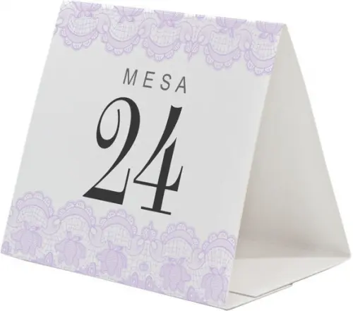 Prisma / Marcador de mesa personalizado