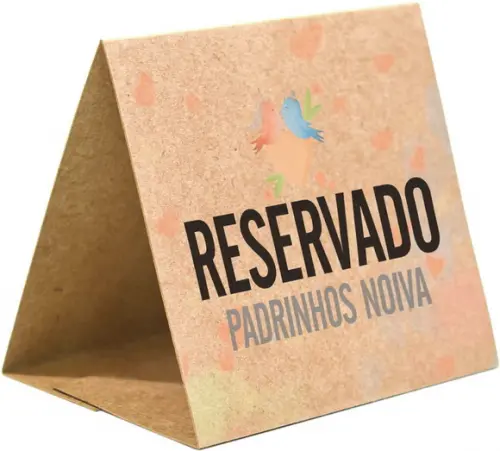 Prisma / Marcador de mesa personalizado