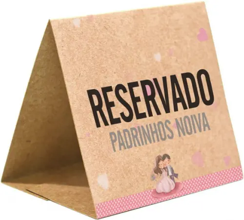 Prisma / Marcador de mesa personalizado