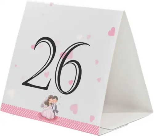 Prisma / Marcador de mesa personalizado