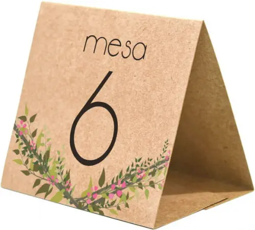 Prisma / Marcador de mesa personalizado