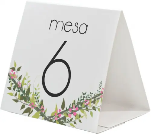 Prisma / Marcador de mesa personalizado
