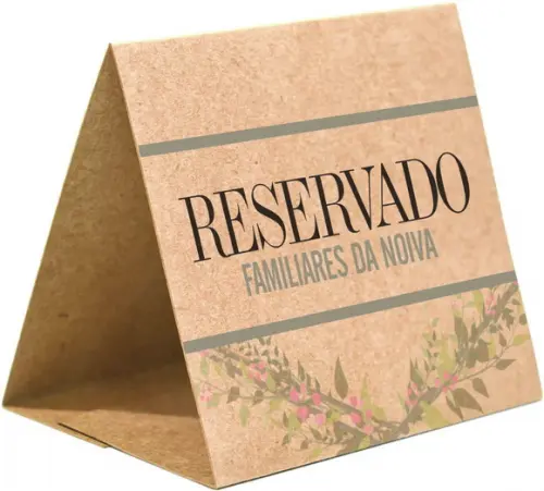 Prisma / Marcador de mesa personalizado