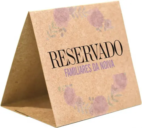 Prisma / Marcador de mesa personalizado