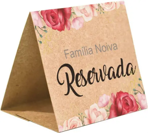 Prisma / Marcador de mesa personalizado