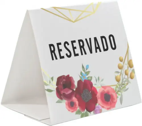 Prisma / Marcador de mesa personalizado