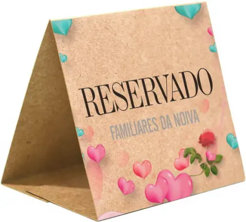 Prisma / Marcador de mesa personalizado