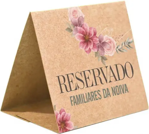 Prisma / Marcador de mesa personalizado