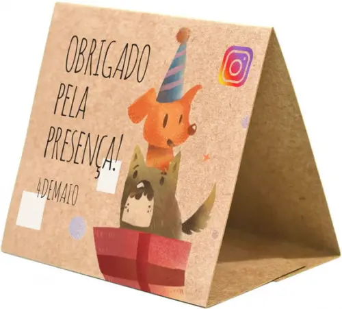 Prisma / Marcador de mesa personalizado festas