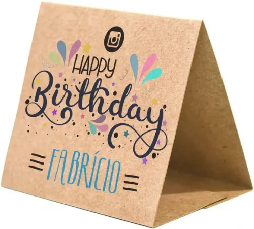 Prisma / Marcador de mesa personalizado festas