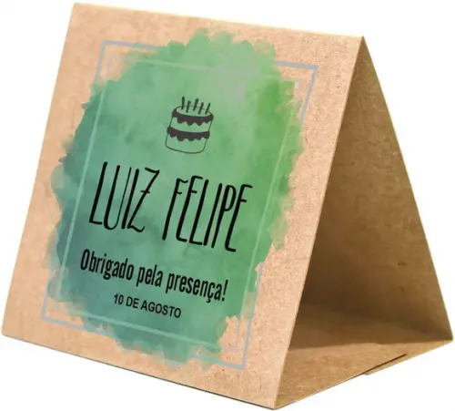 Prisma / Marcador de mesa personalizado festas