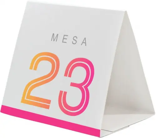 Prisma / Marcador de mesa personalizado festas
