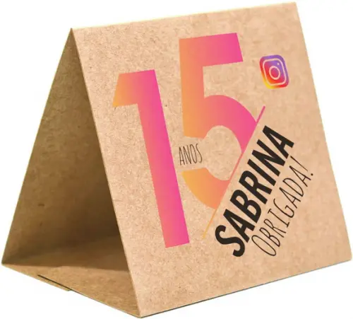 Prisma / Marcador de mesa personalizado festas