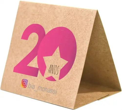 Prisma / Marcador de mesa personalizado festas