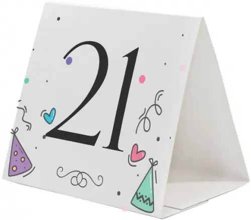 Prisma / Marcador de mesa personalizado festas