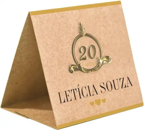Prisma / Marcador de mesa personalizado festas