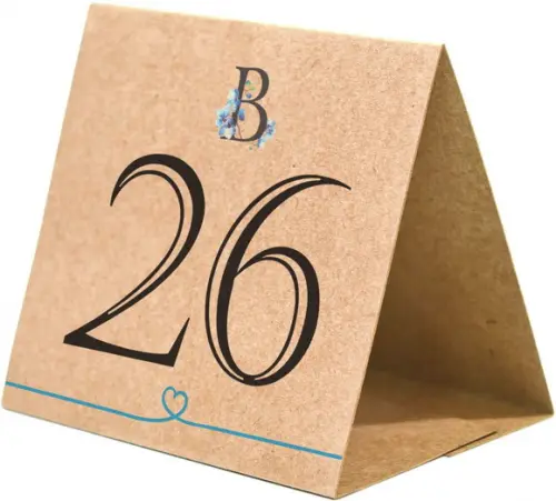 Prisma / Marcador de mesa personalizado festas