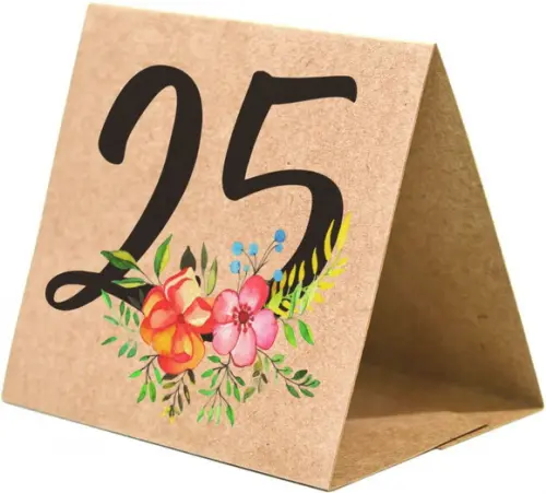 Prisma / Marcador de mesa personalizado festas