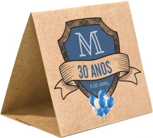 Prisma / Marcador de mesa personalizado festas