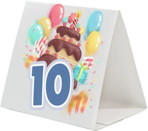 Prisma / Marcador de mesa personalizado festas