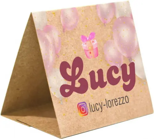 Prisma / Marcador de mesa personalizado festas