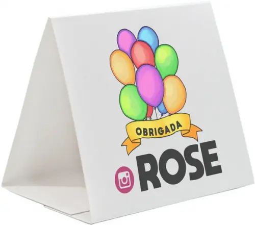Prisma / Marcador de mesa personalizado festas