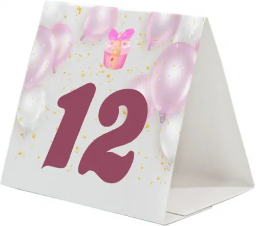 Prisma / Marcador de mesa personalizado festas
