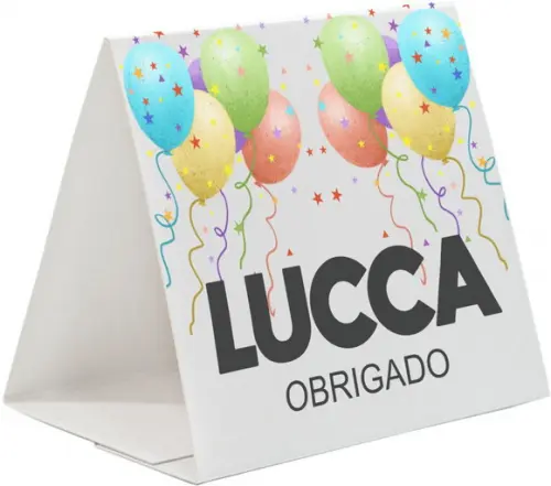 Prisma / Marcador de mesa personalizado festas