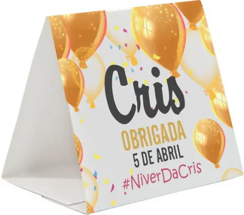 Prisma / Marcador de mesa personalizado festas