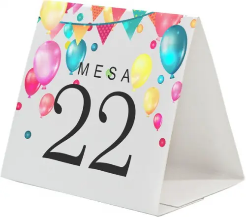 Prisma / Marcador de mesa personalizado festas